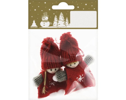 Två julgransfigurer i en förpackning.