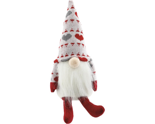 Dekorativ figurin dvärg med mössa och skägg