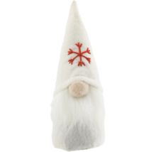 Jultomte med mössa och skägg som dekoration