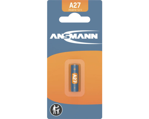 Ansmann A27 alkaliskt batteri, 12 volt