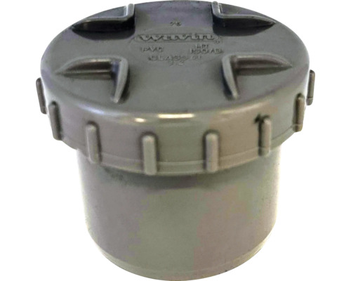Renslock WAVIN Wafix med stos 110 mm PVC rengöringsrör med lock för avloppsrör