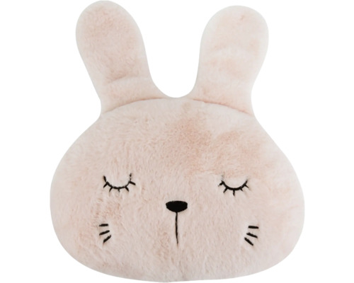 Kudde i form av en kanin med slutna ögon