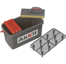 Kakelsättningsset med hink, svampbräda, rullar och avstrykningsgaller