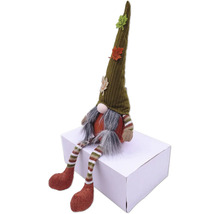 Dekorativ hösttomte med hatt och skägg
