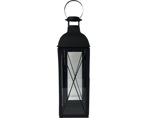Svart lykta med handtag för inomhus- och utomhusbruk
