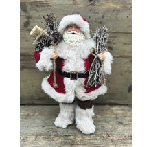 Dekorativ jultomte med kvistar och presenter för juldekorationer