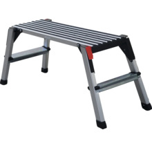 Arbetsplattform av aluminium med steg
