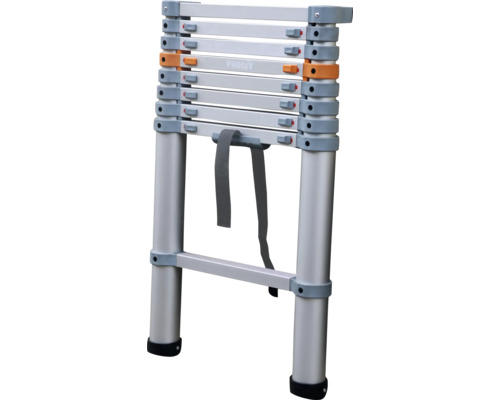Utdragbar teleskopstege av aluminium