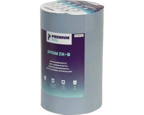 Rulle Premium Fol EPDM ZK-B självhäftande butyl, 200 millimeter gånger 5 meter