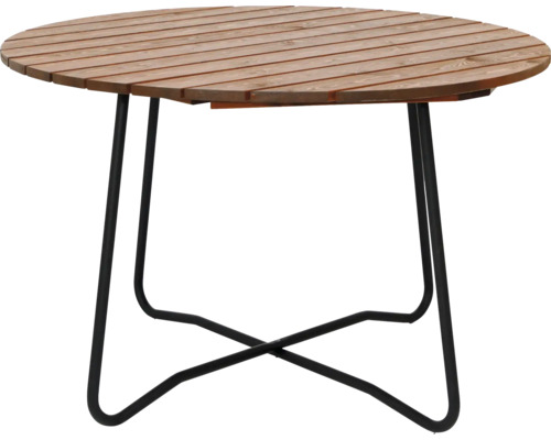 Bord EDEN WOOD Wilma 120cm brun/svart