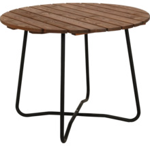 Bord EDEN WOOD Wilma 100cm brun/svart