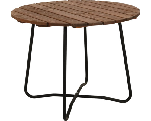 Bord EDEN WOOD Wilma 100cm brun/svart