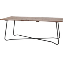 Bord EDEN WOOD Wilma 90x200cm brun/svart
