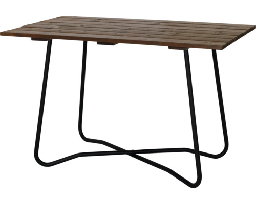 Bord EDEN WOOD Wilma 70x120cm brun/svart