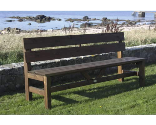 Soffa EDEN WOOD Viking 190cm brun impregnerad