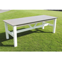 Bord EDEN WOOD Viking 220x90cm grå/vit