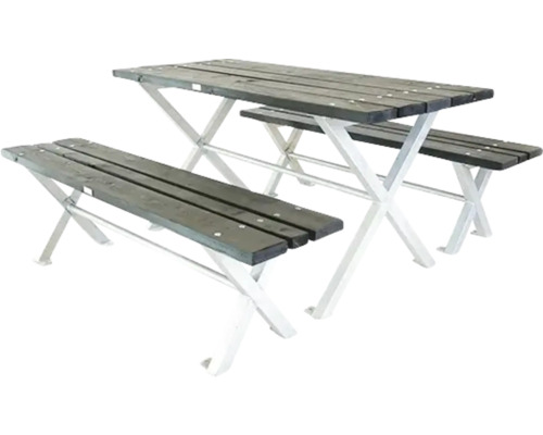 Picknickset EDEN WOOD Stella 180cm svart