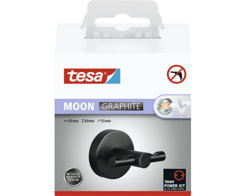 Badrockskrok TESA Moon grafit matt metall