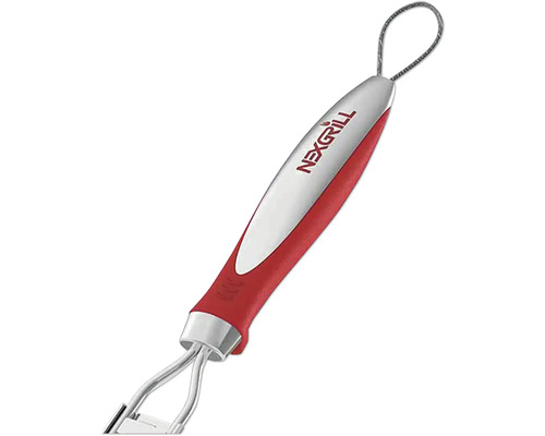 Grilltång med Nexgrill-logotyp och hängögla