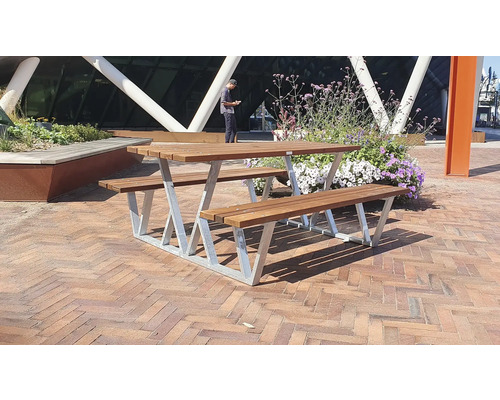 Picknickset EDEN WOOD Wix 175cm brun