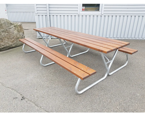 Picknickset EDEN WOOD Robust 290cm brunlaserat