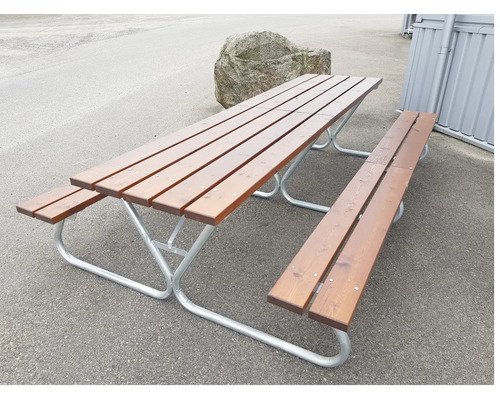 Picknickset EDEN WOOD Robust barn 290cm brun