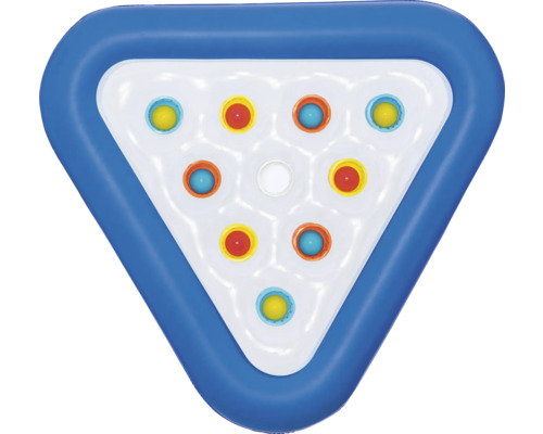 Triangulär plaskdamm med färgade lekbollar