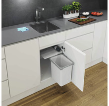 Diskho med sopkorg under diskbänken