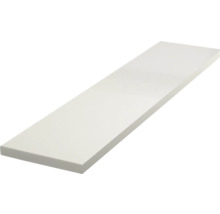 Fönsterbräda Agglo Crystal white 126x25x2cm