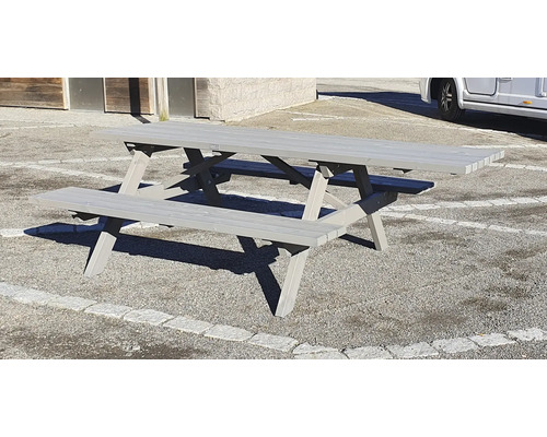 Picknickset EDEN WOOD Picnic Tillgänglig 220cm grå