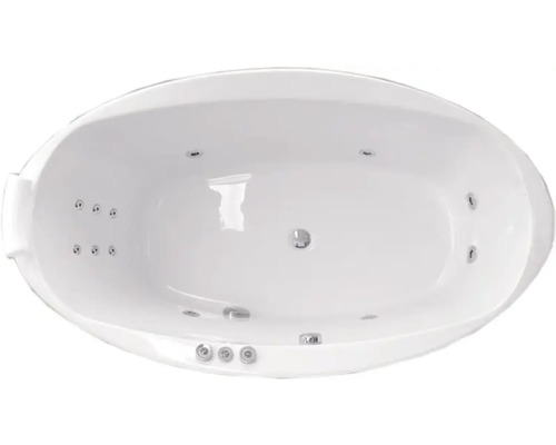 Oval bubbelpool med jets