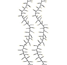Två ljusslingor med varmvitt ljus