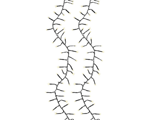 Två ljusslingor med varmvitt ljus