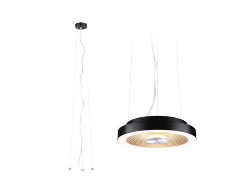 Pendellampa med rund form och LED-belysning