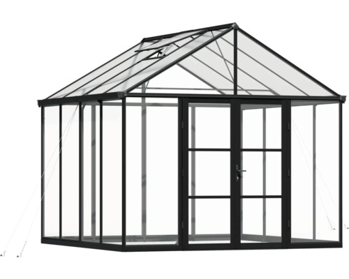 Växthus med takfönster för trädgården