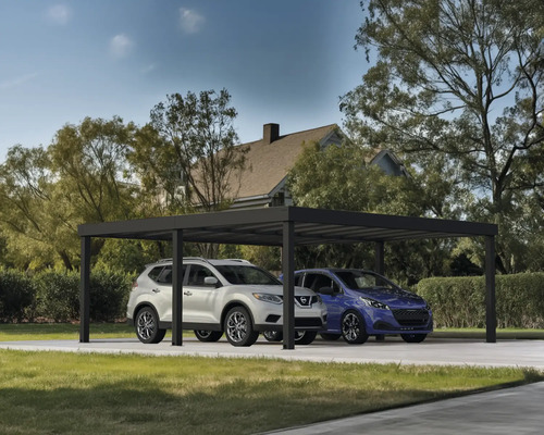 Dubbelcarport CANOPIA by Palram Oslo 6x6m svart