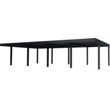 4 bilars carport CANOPIA by Palram Oslo 6x12m svart
