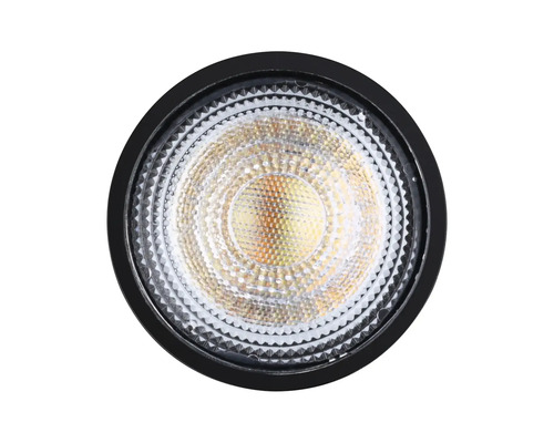 LED-lampa med svart ram