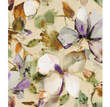 Blommönster med blommor och blad