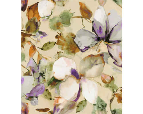 Blommönster med blommor och blad