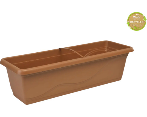 Blomlåda Extra Flor plast 59x20,5x17cm terrakotta