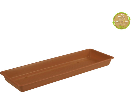 Blomlådefat Extra Flor plast 59x20x5,5cm terrakotta