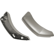 Silverfärgat plastskydd