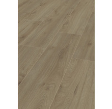 Lagt laminatgolv med träutseende