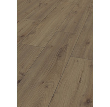 Närbild av laminatgolv med träutseende