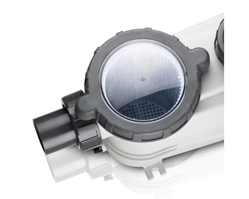 Detaljbild av en poolskimmer