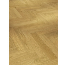 Parkettgolv lagt i fiskbensmönster