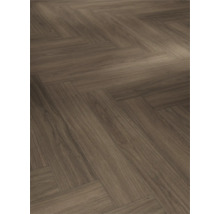 Parkett lagt i fiskbensmönster