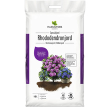 Säck rhododendronjord från Hasselfors Garden, specialjord för rhododendron, hortensia och blåbär
