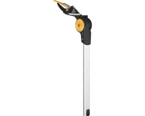 Trädgårdssax med teleskopskaft för trädbeskärning